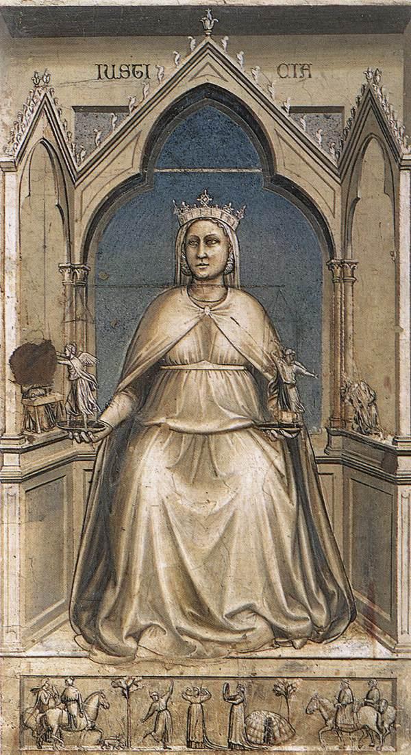 Giotto’nun Adalet ve Adaletsizlik freskleri (Adalet)